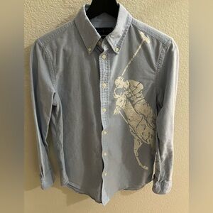 Men’s Ralph Lauren Long Sleeve Button-Down Shirt Ralph Lauren Graphic Shirt
